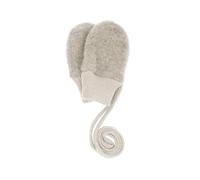 maximo GOTS Baby-Fausthandschuhe Wollfleece, ohne Daumen, Strickbünchen Made in Germany Wollfleece