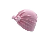 maximo GOTS Baby Girl - Turban, rosameliert mit Schleife, Gr. 43