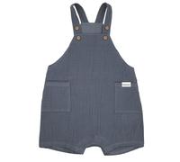 maximo GOTS Baby-Latzshorts, Taschen Musselinstoff, Futter, Windelöffnung Musselin