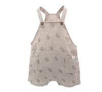 maximo GOTS Baby-Latzshorts, Taschen Musselinstoff, Futter, Windelöffnung Musselin