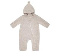 maximo GOTS BABY-Overall, Wollfleece Reißverschluss, Jersey, Pompon Wollfleece