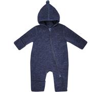 maximo GOTS BABY-Overall, Wollfleece Reißverschluss, Jersey, Pompon Wollfleece