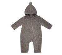 Maximo GOTS Baby Wollfleece Overall mit Pompon - 86/92 / navymeliert / 100% Wolle