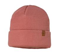 maximo Kindermütze GOTS mit Umschlag ash rose - Größe 55cm