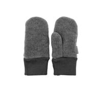 Maximo GOTS MINI-Fingerhandschuhe Daumen Wollfleece - 1 / mittelgraumeliert / 100% Wolle Futter 100% Baumwolle