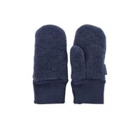 Maximo GOTS MINI-Fingerhandschuhe Daumen Wollfleece - 1 / navymeliert / 100% Wolle Futter 100% Baumwolle