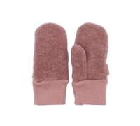 Maximo GOTS MINI-Fingerhandschuhe Daumen Wollfleece - 2 / heiderosemeliert / 100% Wolle Futter 100% Baumwolle