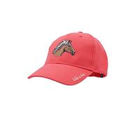 maximo GOTS Wild & Free Girls Cap Basecap Baseballcap Kindercap Mädchencap Kinder - Metallschnalle, mit Schirm Sommer Frühling-Sommer - 49 cm rot