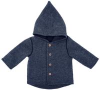 maximo GOTS Wollfleece Baby Jacke navy - Größe 62/68 Kinder