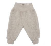 maximo GOTS Wollfleece Baby Pumphose beige - Größe 50/56 Kinder