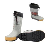 maximo Gummistiefel Feuerwehr 22 grau/schwarz/rot