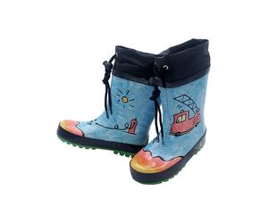 MaxiMo Gummistiefel "Feuerwehr" in Dunkelblau - Größe 22 | Babygummistiefel