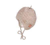 maximo Jungen Baby Mütze mit Bindeband 25575 2851 in grau, Kleidergröße:39, Farbe:Grau