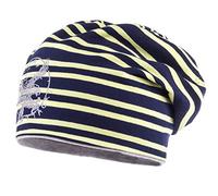 maximo Kids-Beanie Middle, Unisex, Reversible, Jersey mit Adler, Caban-wachsgelb (53)