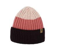 maximo - Kid's Beanie mit Streifen - Mütze, Gr. 51 cm-53 cm 51-53 cm, schwarz (Cassis/Multicolor)