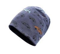 Maximo KIDS Boy-Beanie Autos - 55/57 / denim/navy / 93% Baumwolle 7% Elasthan