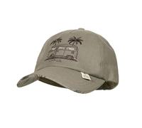 maximo Kids Boy Cap Camping Bus UV 30 - 53/55 / khaki / 55% Leinen 45% Baumwolle