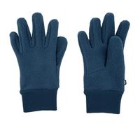 maximo - Kid's Fingerhandschuhe Fleece mit Strickbündchen - Handschuhe, Gr. M-L 5, blau (Navy)