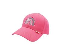 Maximo KIDS GIRL-Cap Regenbogen, dunkle mandelblüte Gr. 55/57