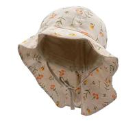 maximo Kids Girl-Flapper Blume Nackenschutz, Futter, Band, UV 30