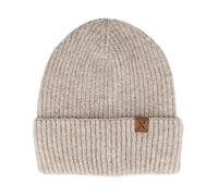 Strickmütze MAXIMO, Jungen, Gr. 55/57, buchemeliert, Strick, Materialmix, unifarben, Mützen Strickmütze, doppelt gestrickt, ungefüttert, breiter Umschlag (38527423-55) buchemeliert