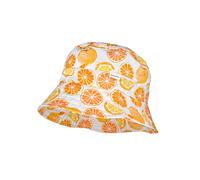 maximo Kids Girl-Sommerhut, Fischerhut, Flapper, ringelblume-gelb, Bedruckt, Sonnenhut Made in Germany