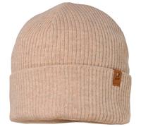 maximo - Kid's Mini-Beanie Umschlag mit Fleecefutter - Mütze, Gr. 55 cm-57 cm 55-57 cm, beige (BeigeMelange)