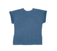 maximo - Kid's Mini Boy Hemd S/S - T-Shirt, Gr. 110, blau (Oldindigo/White/Stripes)