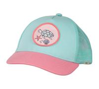 maximo - Kid's Mini Girl Cap Turtle Snap-Back - Cap, Gr. 47 cm-49 cm 47-49 cm, rosa (LightTurquoise/PinkRose)