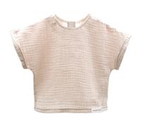 maximo - Kid's Mini Girl Top - T-Shirt, Gr. 110, beige (BeigeMelange)