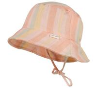 maximo - Kid's Mini Hut Band Musselin Futter - Hut, Gr. 51 cm, beige (ShellRose/Stripes)
