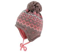 maximo - Kid's Mini-Mütze Jacquard Norweger - Mütze, Gr. 41 cm-43 cm 41-43 cm, braun (BrownMelange)