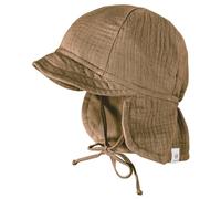maximo - Kid's Mini Schildmütze Musselin - Cap, Gr. 45 cm, braun (Walnut)
