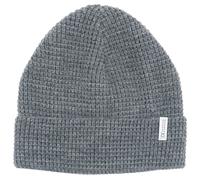 Strickmütze MAXIMO, Jungen, Gr. 51, grau (dunkelgraumeliert), Strick, Materialmix, unifarben, Mützen Strickmütze, Wollanteil, gefüttert, breiter Umschlag (37411049-51) dunkelgraumeliert