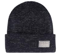 maximo - Kid's Rippen Beanie m. Umschlag - Mütze, Gr. 55 cm-57 cm 55-57 cm, schwarz (Navy)