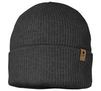 maximo - Kid's Rippen Mütze m. Umschlag - Mütze, Gr. 53 cm, grau/schwarz (CarbonMelange)