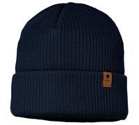 maximo - Kid's Rippen Mütze m. Umschlag - Mütze, Gr. 55 cm, blau (DarkNavy)