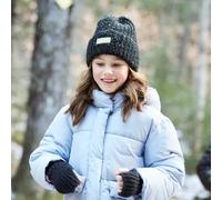 Maximo-KIDS-Rippmütze mit Umschlag-schwarz - 51/