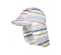 maximo Kids Schildmütze mit Nackenschutz Organic Cotton blue striped - Größe 53 cm