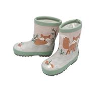 maximo Kinder Gummistiefel mit Fuchsmotiv, für Jungen und Mädchen, Grün und Rosa (frostgrün, EU Schuhgrößensystem, Kleinkind, Numerisch, M, 21)