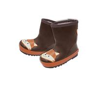 maximo Kindergummistiefel, Babygummistiefel Jungen, kastanie, Motiv FUCHS, Applikation, Reflex 3M, Winterfutter (eu_footwear_size_system, toddler, numeric, medium, numeric_19)