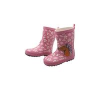 maximo Kindergummistiefel, Babygummistiefel, Regenstiefel, altrosa Pferdemotiv wild and free, Gr. 26