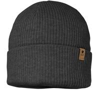 Beanie MAXIMO, Jungen, Gr. 55, carbonmeliert, Fleece, Baumwolle, unifarben, Mützen Beanie, aus Baumwolle, wärmend, gefüttert, unifarben (95152627-55) carbonmeliert
