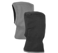 maximo Kinderschlupfmütze Merino 2farbig grau mel./carbon mel. - Größe 53cm