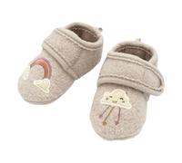 maximo Krabbel-und Hausschuhe Regenbogen 19 beige/natur