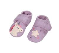 maximo Lauflernschuhe, Einhorn Anti-Rutsch-Sohle, Klettverschluß Wollfleece