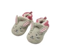 maximo Lauflernschuhe, Hase, Kunstfellfutter, Anti-Rutsch-Sohle,