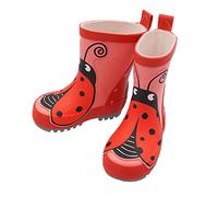 maximo Mädchen, Baby-und Kindergummistiefel, Regenstiefel, teaberry-altrosa, Marienkäfer-NEU, Reflex 3M, Naturgummi … (eu_footwear_size_system, infant, women, numeric, medium, numeric_20)