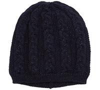 maximo Mädchen Beanie mit Lurex, dunkelblau Mütze, per Pack Blau (Navy 48), 55/57 (Herstellergröße: 55/57)