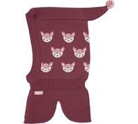 Maximo Mädchen Mütze Schlupfmütze Bordeaux/Creme/Altrosa/Schwarz 53